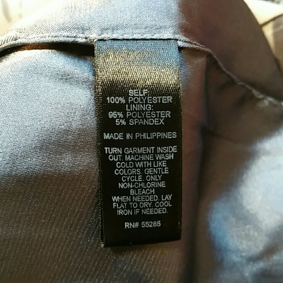 EXPRESS gray floral amazing dress - Picture 7 of 8